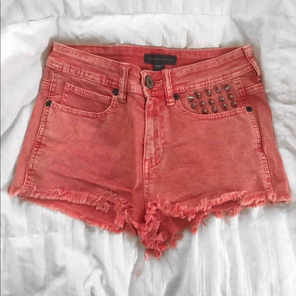 Kendall and Kyle high rise shorts